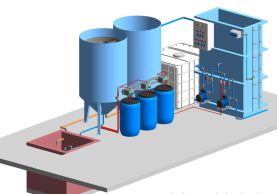 xử lý nước thải hóa mỹ phẫm - CS: 2-4m3/ngảy