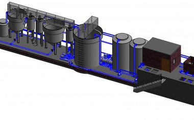 Cung cấp nắp đặt hệ thống xử lý nước thải  công nghiệp công ty Scancom sóng Thần cs: 100m3/ngày