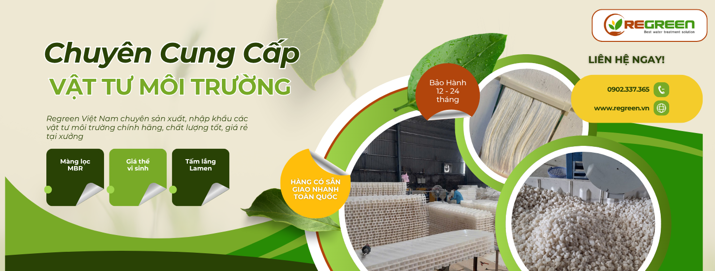 Regreen chuyên sản xuất và cung cấp vật tư môi trường giá tốt