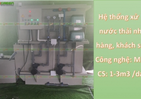 Hệ thống xử lý nước thải nhà hàng khách sạn công suất 1-3m3/ngày