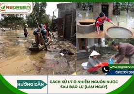 Cách xử lý ô nhiễm nguồn nước sau bão lũ [LÀM NGAY]