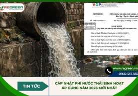 Cập nhật phí nước thải sinh hoạt áp dụng năm 2026 mới nhất