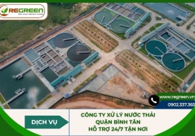 Công ty xử lý nước thải Quận Bình Tân hỗ trợ 24/7 tận nơi