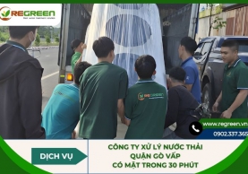 Công ty xử lý nước thải Quận Gò Vấp có mặt trong 30 phút