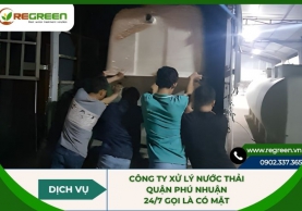 Công ty xử lý nước thải Quận Phú Nhuận 24/7 gọi là có mặt