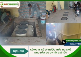 Công ty xử lý nước thải tại chỗ khu dân cư uy tín giá tốt #1