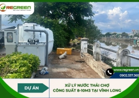 Dự án xử lý nước thải chợ công suất 8-10m3 tại Vĩnh Long