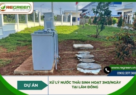 Dự án xử lý nước thải sinh hoạt 3m3/ngày tại Lâm đồng