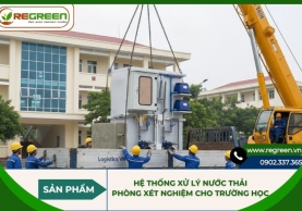 Hệ thống xử lý nước thải phòng xét nghiệm cho trường học