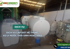 Hệ thống xử lý nước thải sinh hoạt 10m3 [Lắp đặt trọn gói]