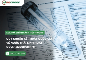 QUY CHUẨN KỸ THUẬT QUỐC GIA VỀ NƯỚC THẢI SINH HOẠT | QCVN14:2008/BTNMT 