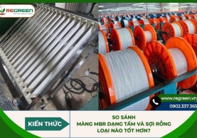 So sánh màng MBR dạng tấm và sợi rỗng: Loại nào tốt hơn?