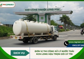 Đơn vị thi công xử lý nước thải KCN Long Hậu trọn gói uy tín