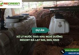 Dự án xử lý nước thải khu nghỉ dưỡng resort 1m3, 3m3, 10m3 tại Đà Lạt