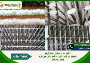 Hướng dẫn chi tiết cách lắp đặt giá thể vi sinh dạng sợi