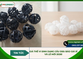 Giá thể vi sinh dạng cầu D50: Báo giá sỉ và lẻ mới 2026!