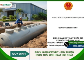 QCVN 14:2025/BTNMT - Quy chuẩn nước thải sinh hoạt mới nhất