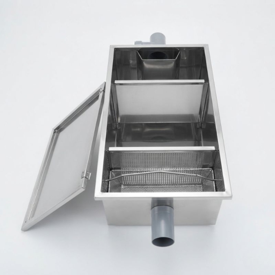 Bể tách dầu mỡ gia đình 50L Inox 304