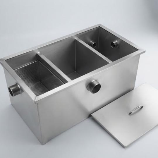 Bể tách mỡ gia đình, nhà hàng 100L Inox 304