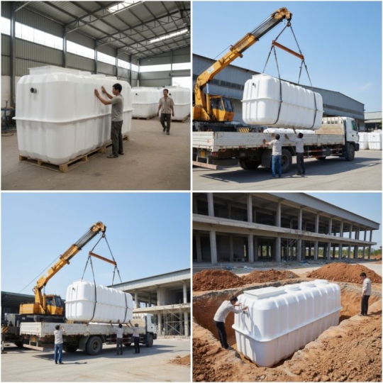 Bể Tự Hoại SEPTIC Composite Công suất 9000 Lít