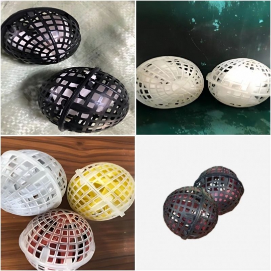 Cung cấp giá thể vi sinh dạng cầu D100