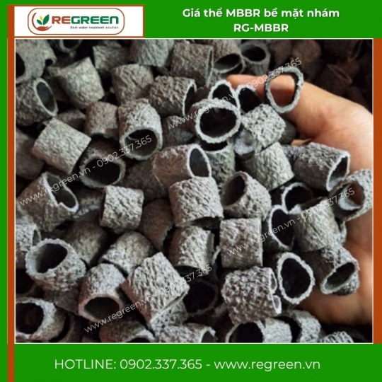Giá thể MBBR bề mặt nhám