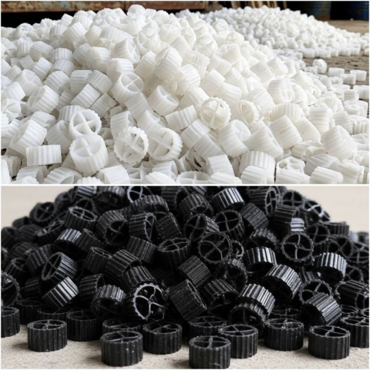 Giá thể vi sinh bánh xe 4 lỗ D10xH10