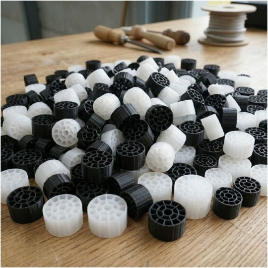 Giá thể vi sinh bánh xe D15xH15 6 lỗ giá tốt