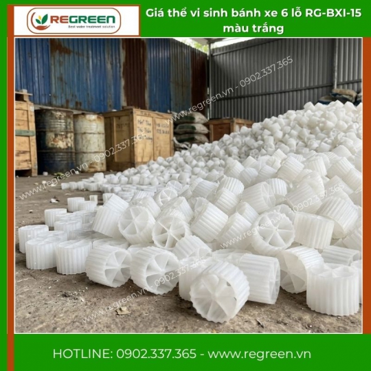 Giá thể vi sinh dạng bánh xe MBBR D15xH10