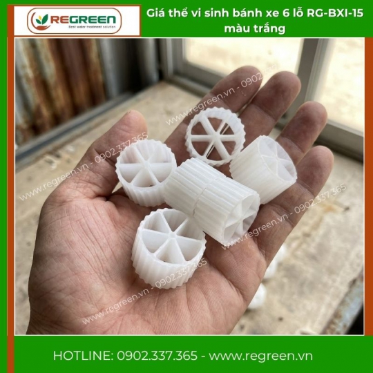 Giá thể vi sinh dạng bánh xe MBBR D15xH10