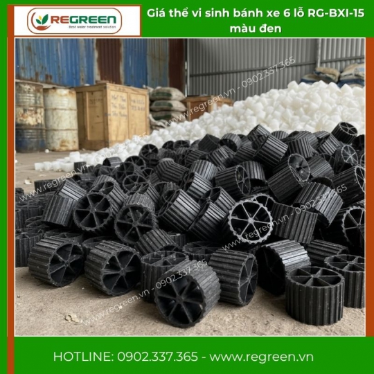 Giá thể vi sinh dạng bánh xe MBBR D15xH10