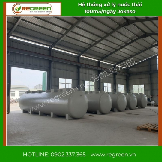 Module hệ thống xử lý nước thải JOKASO 100m3/ngày