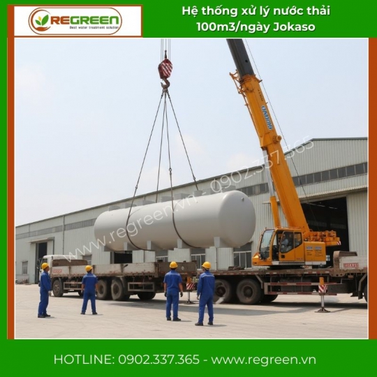 Module hệ thống xử lý nước thải JOKASO 100m3/ngày