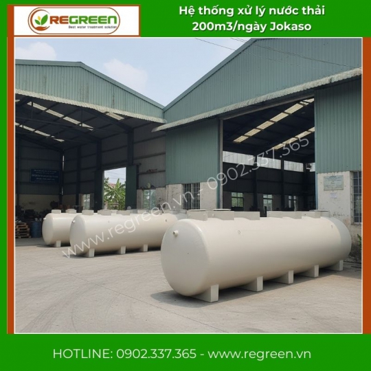 Module hệ thống xử lý nước thải JOKASO 200m3/ngày