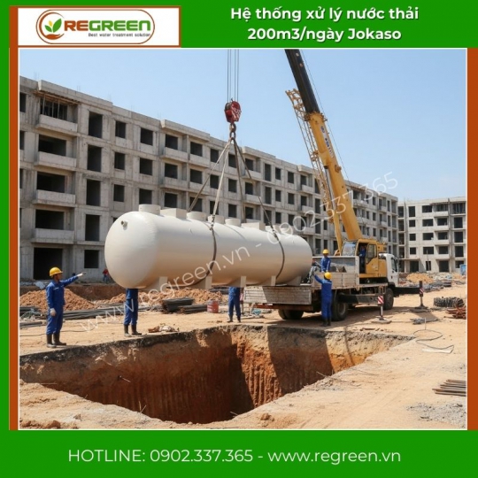 Module hệ thống xử lý nước thải JOKASO 200m3/ngày