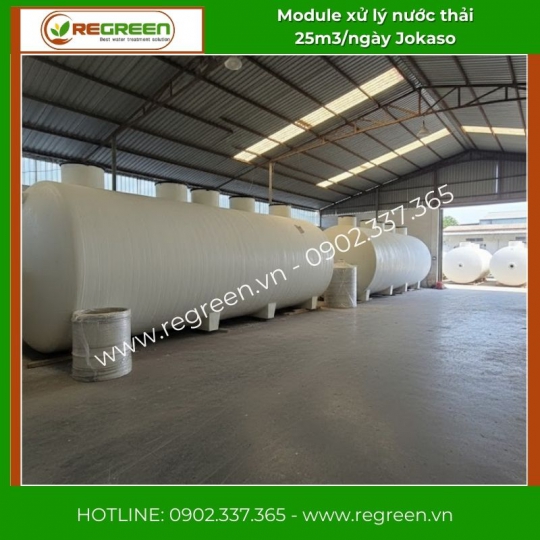 Module hệ thống xử lý nước thải JOKASO 25m3/ngày