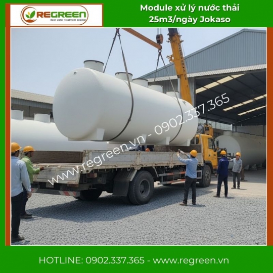 Module hệ thống xử lý nước thải JOKASO 25m3/ngày