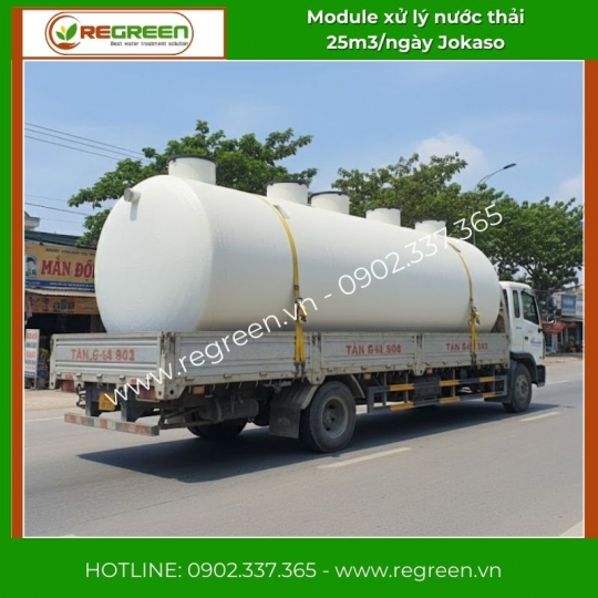 Module hệ thống xử lý nước thải JOKASO 25m3/ngày