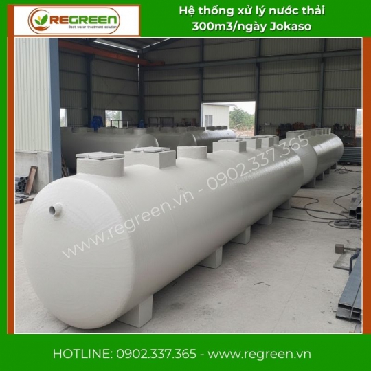 Module hệ thống xử lý nước thải JOKASO 300m3/ngày
