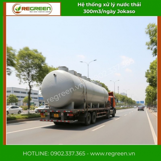 Module hệ thống xử lý nước thải JOKASO 300m3/ngày