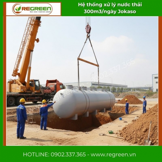 Module hệ thống xử lý nước thải JOKASO 300m3/ngày