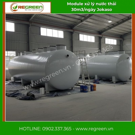 Module hệ thống xử lý nước thải JOKASO 30m3/ngày