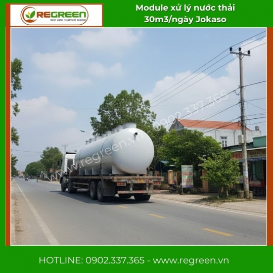 Module hệ thống xử lý nước thải JOKASO 30m3/ngày