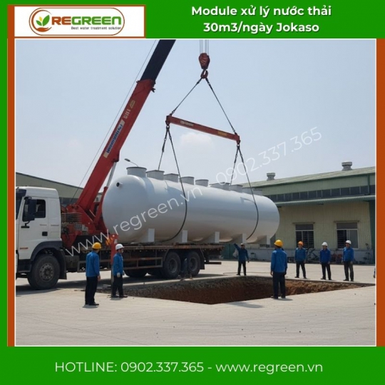 Module hệ thống xử lý nước thải JOKASO 30m3/ngày