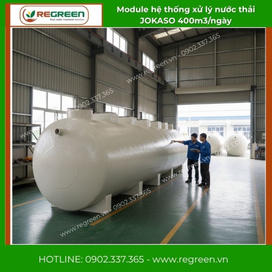 Module hệ thống xử lý nước thải JOKASO 400m3/ngày