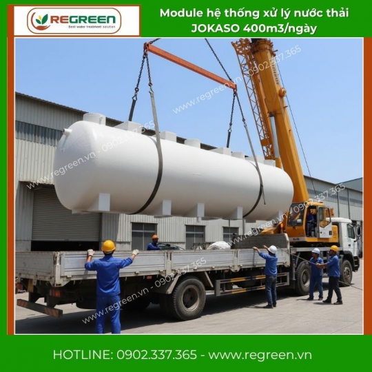 Module hệ thống xử lý nước thải JOKASO 400m3/ngày