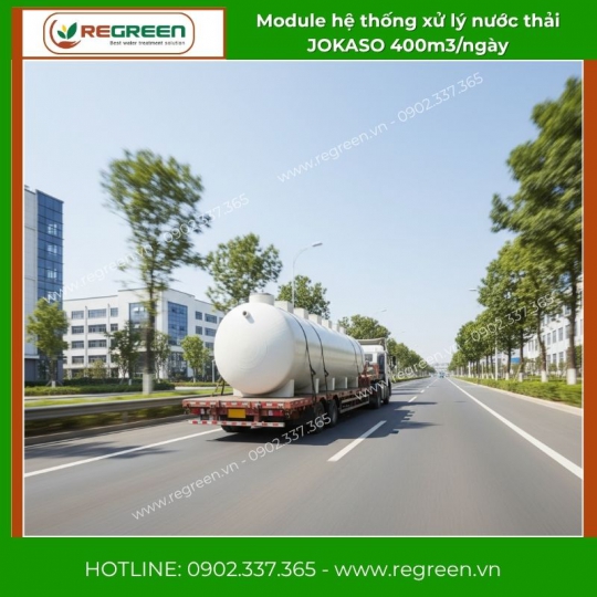 Module hệ thống xử lý nước thải JOKASO 400m3/ngày