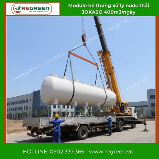 Module hệ thống xử lý nước thải JOKASO 400m3/ngày