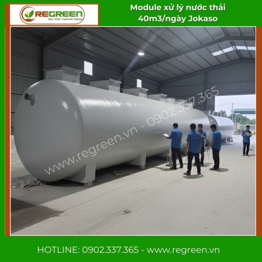 Module hệ thống xử lý nước thải JOKASO 40m3/ngày