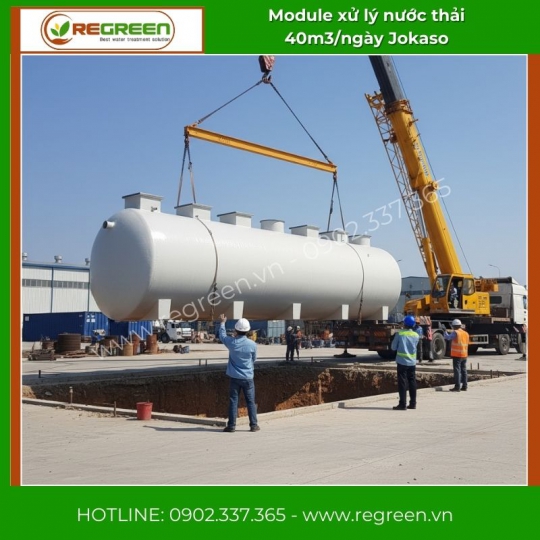 Module hệ thống xử lý nước thải JOKASO 40m3/ngày